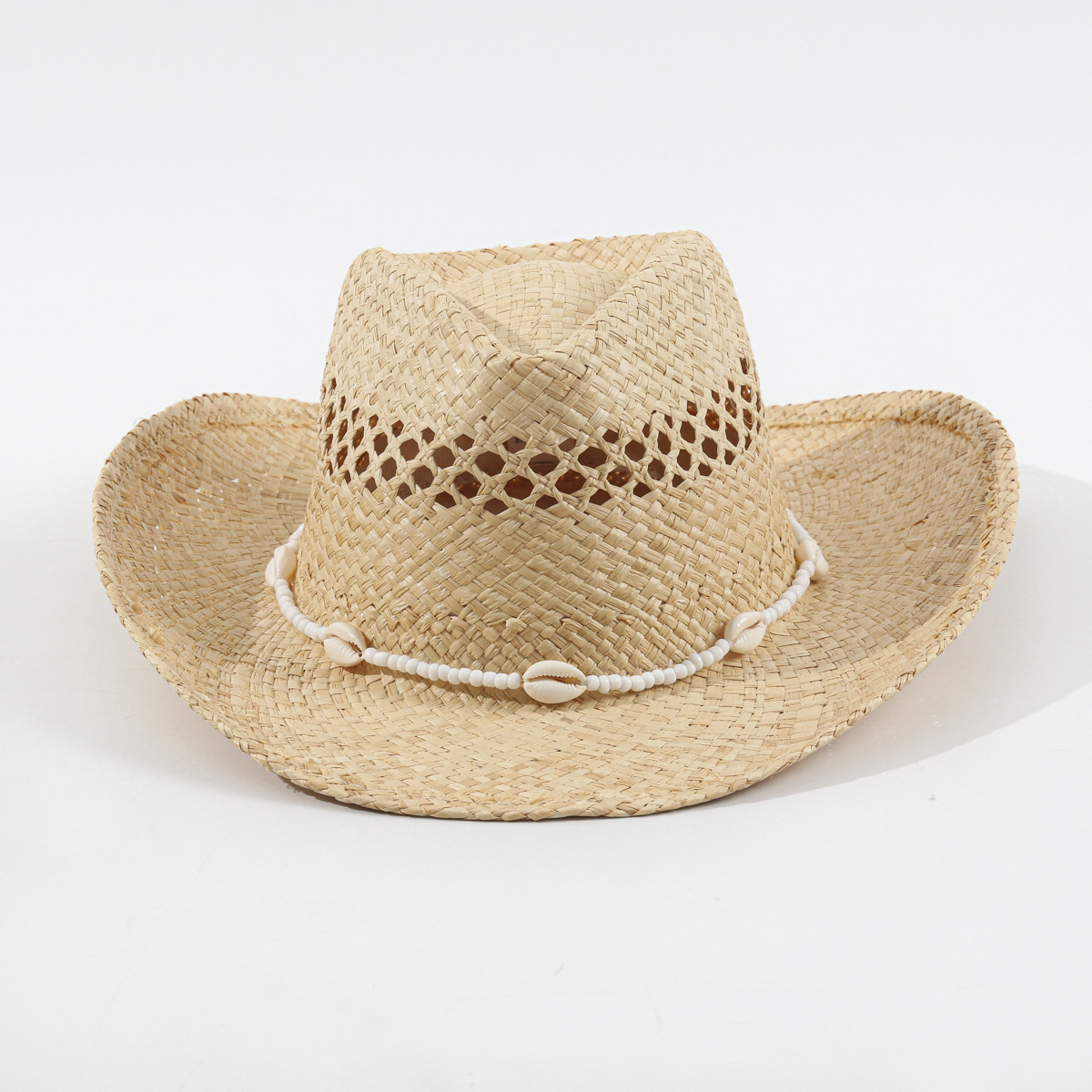 หมวกสานปีกกว้างทรงคาวบอย รุ่นใ - Cowboy Hat Straw บทวิจารณ์และราคา